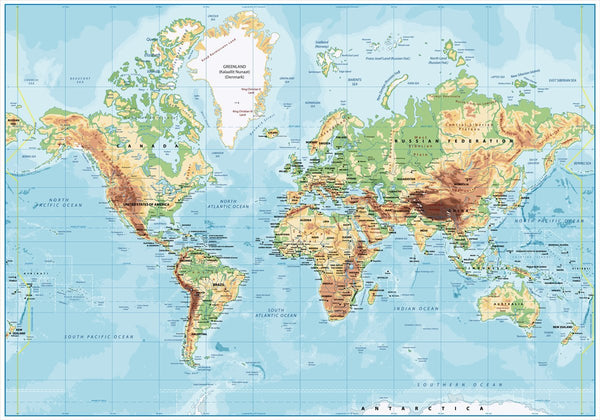 Worldmap classic | POSTER