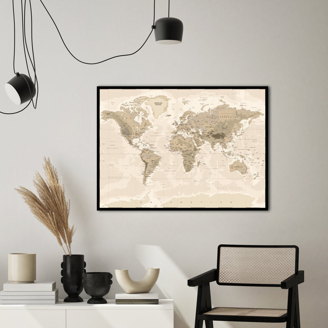 Worldmap Vintage | PLAKAT