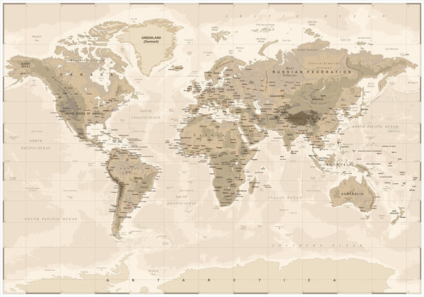 Worldmap Vintage | PLAKAT