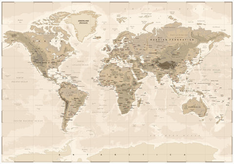 Worldmap Vintage | PLAKAT