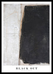 Schwarz raus | Kunstbrett