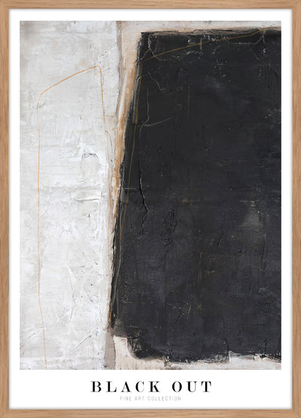 Schwarz raus | Kunstbrett