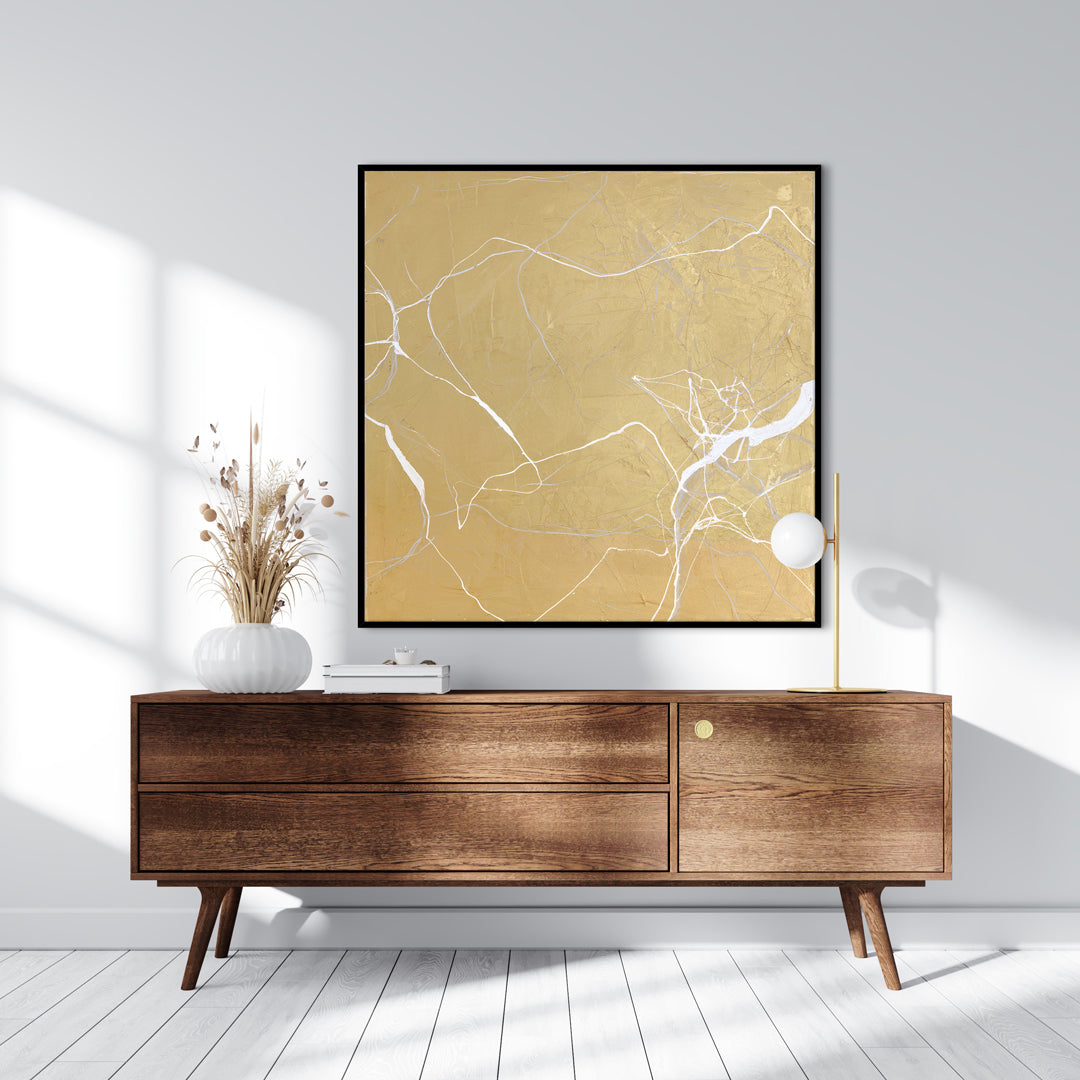 Guld marmor | Designmaleri