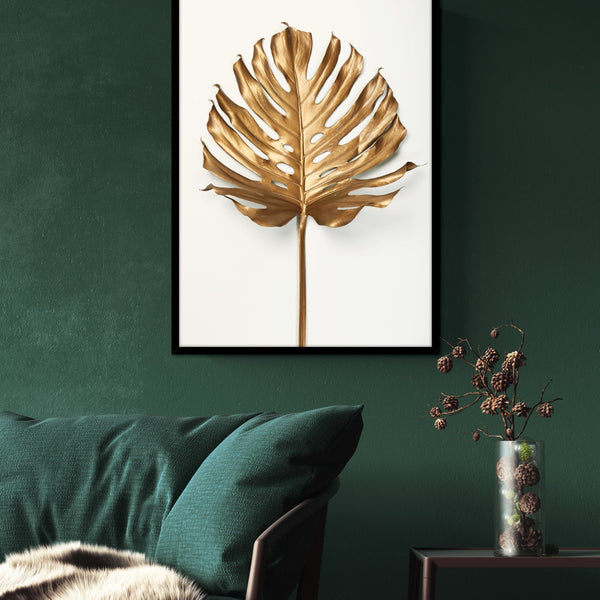 Monstrea Gold Leaf | POSTER
